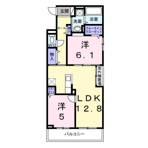 ブリ－ヴィアコ－ト 間取り