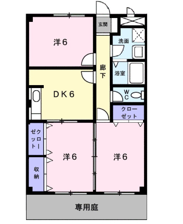 フリーダム常吉 間取り