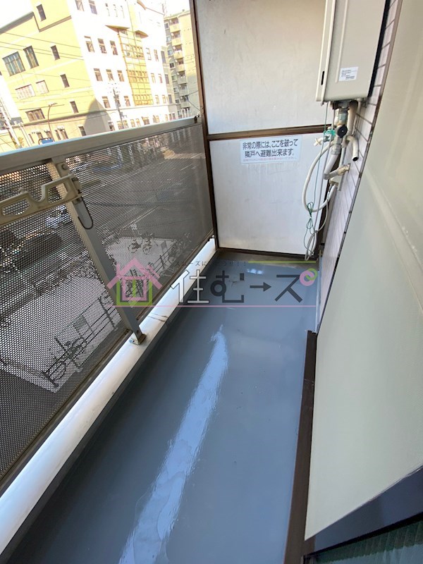 カルム四天王寺 ベランダ