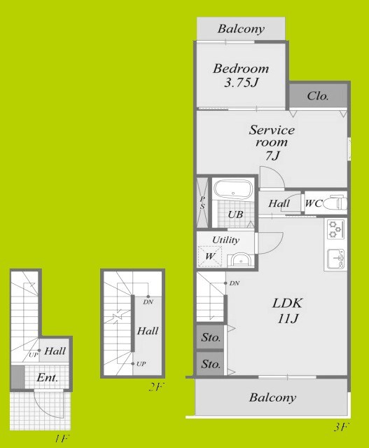 G MAISON　豊中蛍池 間取り