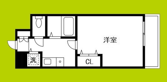 エイペックス天神橋Ⅰ 間取り