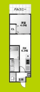 ALEGRIA守口金下町 間取り