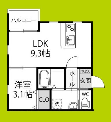 Grace下六万寺町 間取り