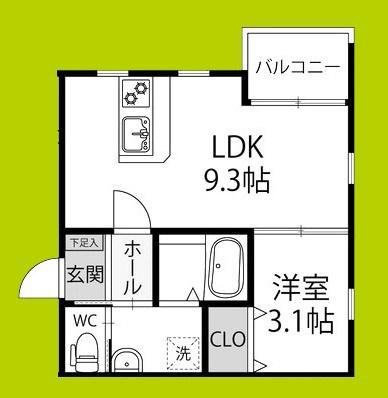 Grace下六万寺町 間取り