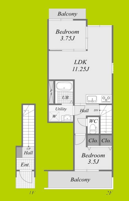 G MAISON　豊中蛍池 間取り