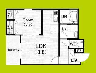 (仮称)ジーメゾン高石リュクス 間取り