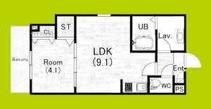 (仮称)ジーメゾン高石リュクス 間取り