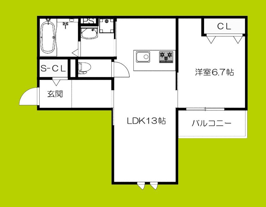 仮）カーサカルド 間取り