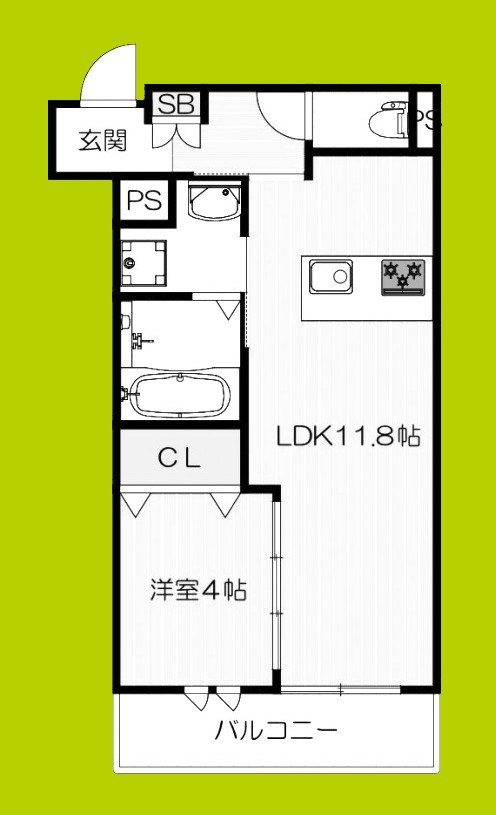 仮）カーサカルド 間取り