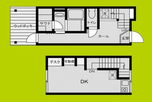 西住之江二丁目　テラスハウス 間取り