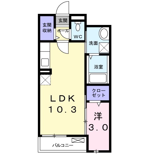 カーサ　クレインフィールド 間取り