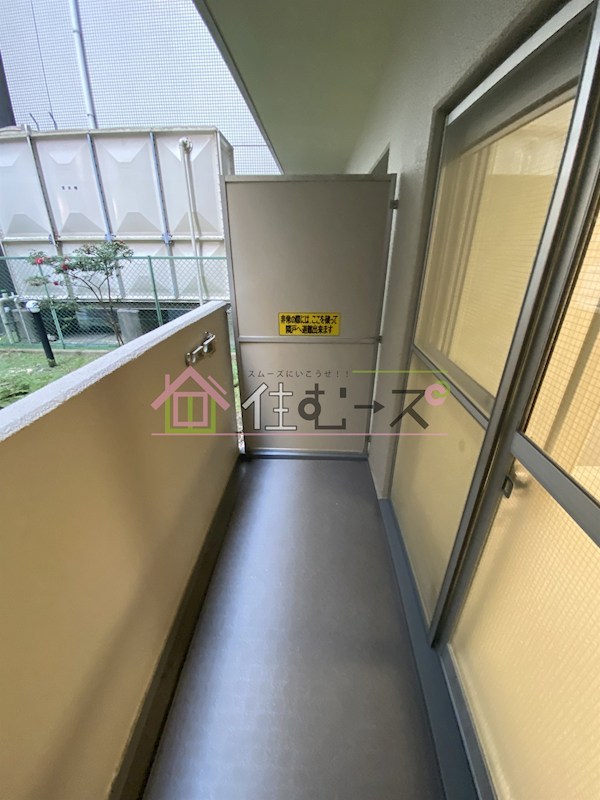 カーサ北堀江 ベランダ