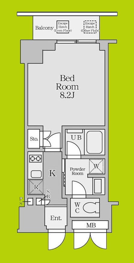 クレストコート堂島 間取り