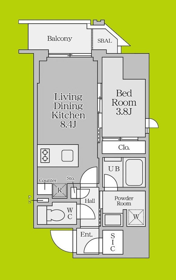 クレストコート堂島 間取り