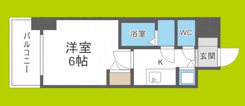 ファステート大阪ドームシティ 間取り