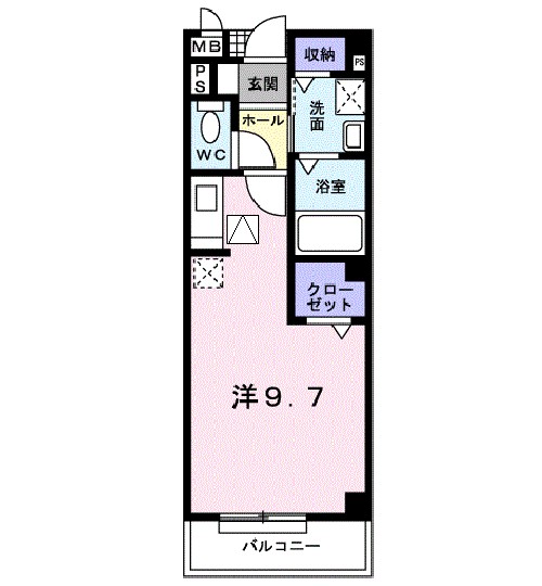 リフレ東百舌鳥Ｂ棟 間取り