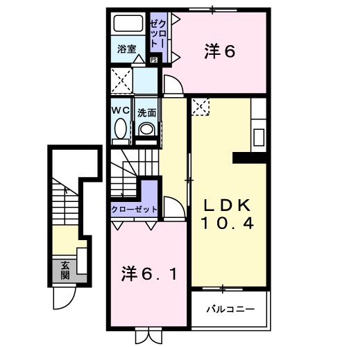 Ｃ・Ｋ・ミニョン 間取り