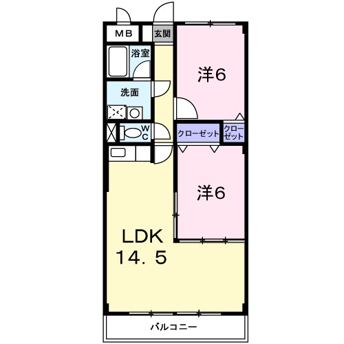 グランドゥール畦野 間取り