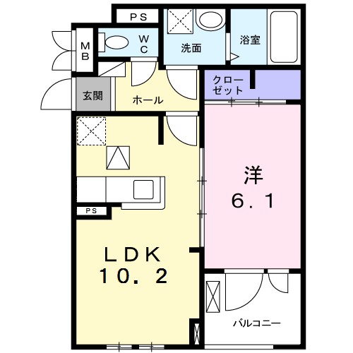アンダンテ郡津 間取り