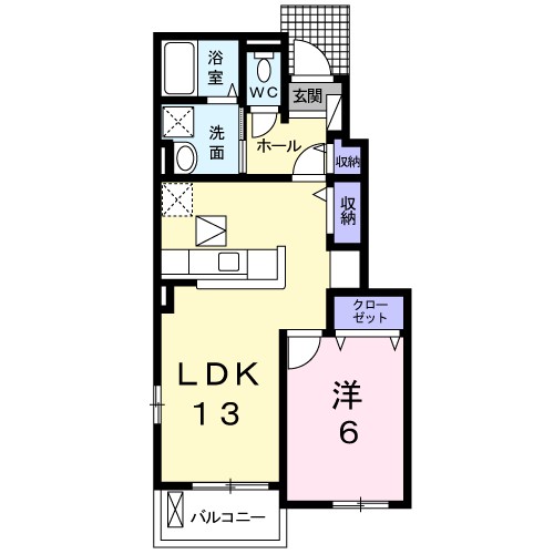 アルファハイム　Ⅲ 間取り