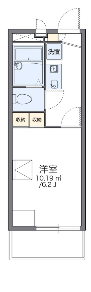 レオパレスアズール加美東 間取り