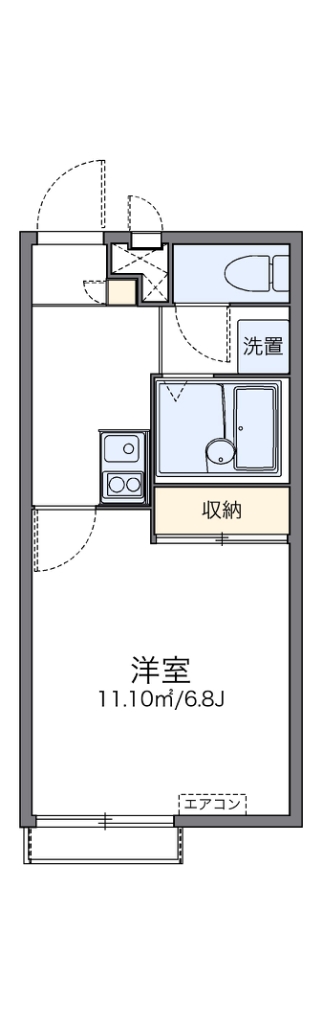 レオパレスグリーンヴィラ 間取り