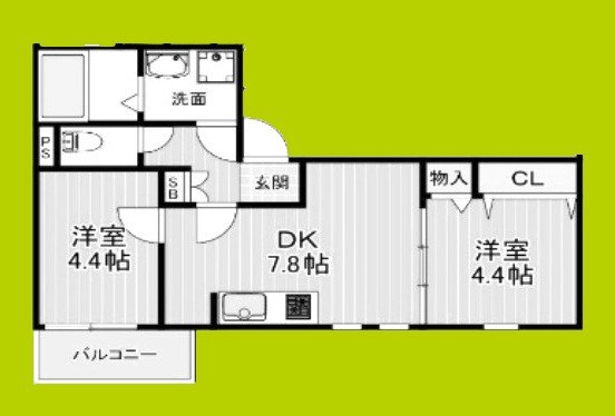 リオグランデ金田 間取り