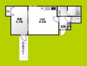 ALEGRIA池田 間取り