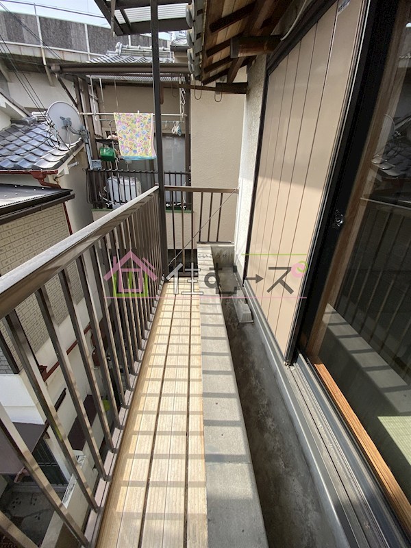 大阪市淀川区加島4丁目　戸建 ベランダ