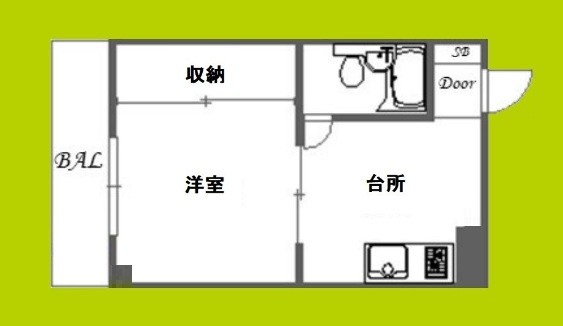 グランドハイツ三津屋北 間取り