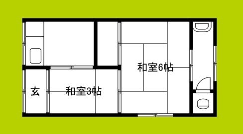 中谷文化　2F奥 間取り