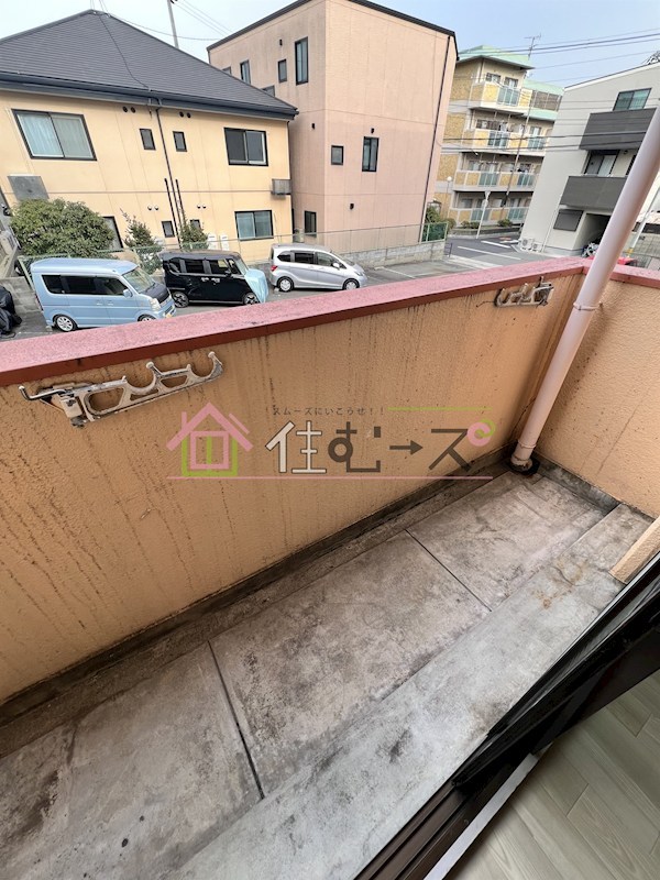 中市マンション ベランダ