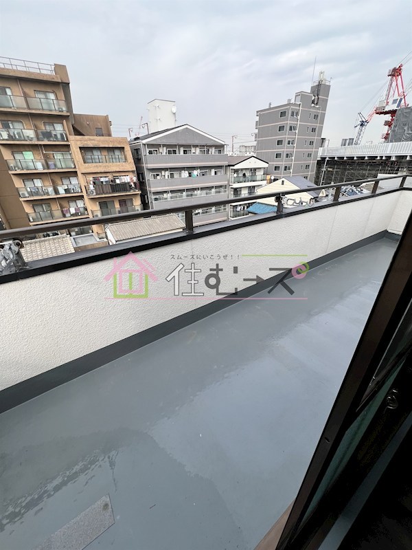 ライズワン下新庄 ベランダ