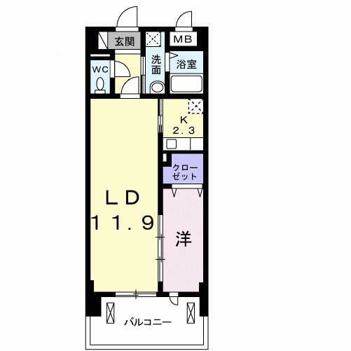 メゾンラフィネ 間取り