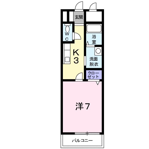 クローバーハイツ 間取り