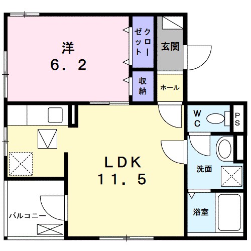 モデルノ　ケマ 間取り