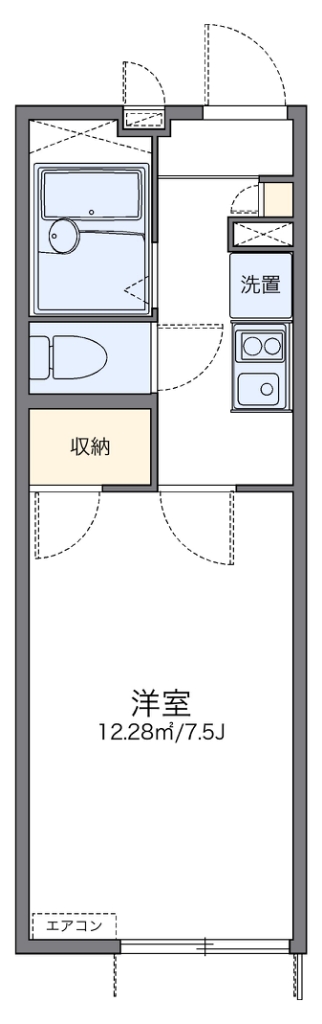 レオパレスプラスパ寿 間取り