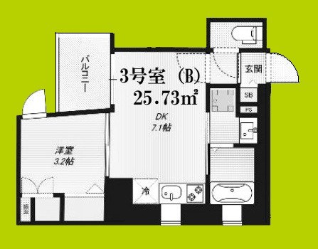 ALZA北浜 間取り