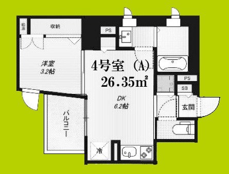 ALZA北浜 間取り