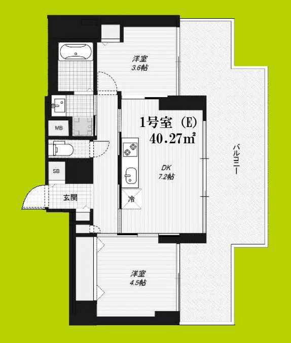 ALZA北浜 間取り