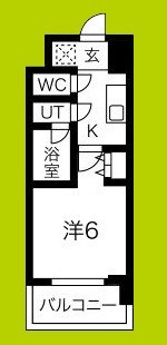 スプランディッド難波 間取り