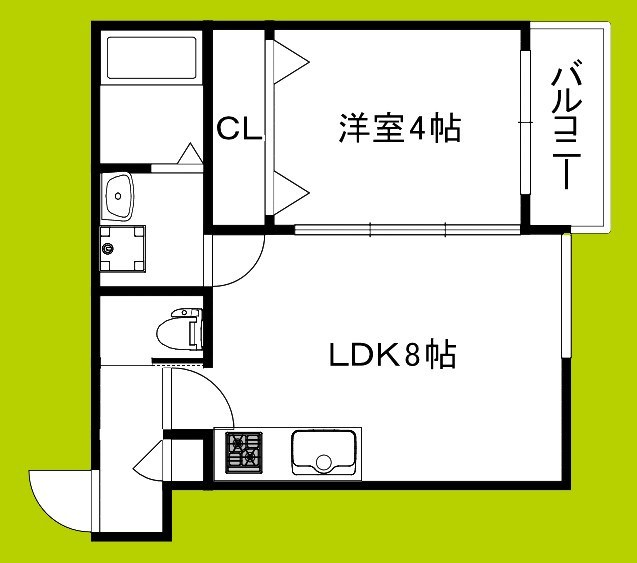 セレニティ勝山北 間取り