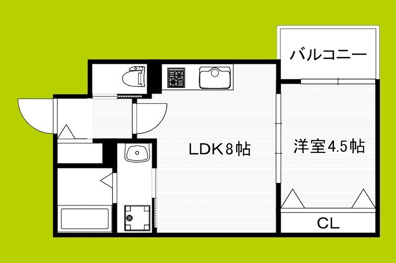 セレニティ勝山北 間取り