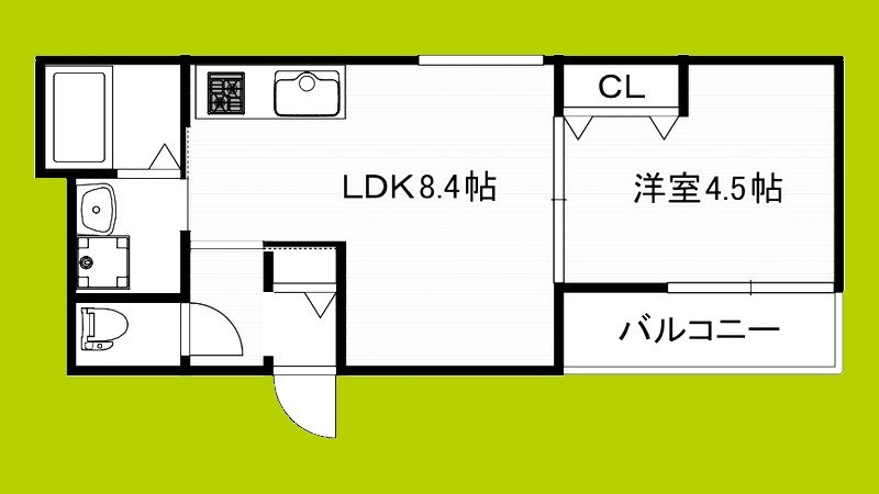 セレニティ勝山北 間取り