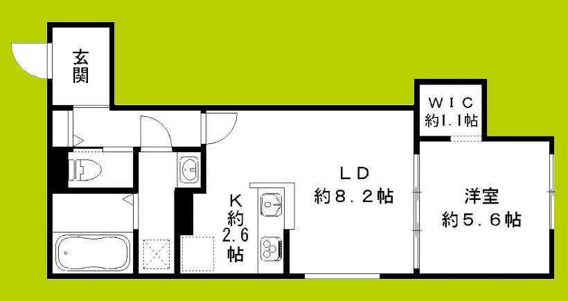 Your　Maison　立花 間取り