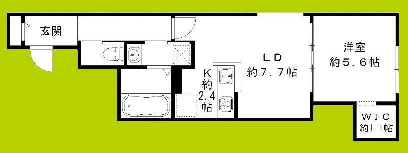 Your　Maison　立花 間取り