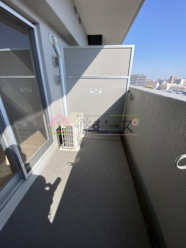 エスリード京橋ステーションプラザ ベランダ