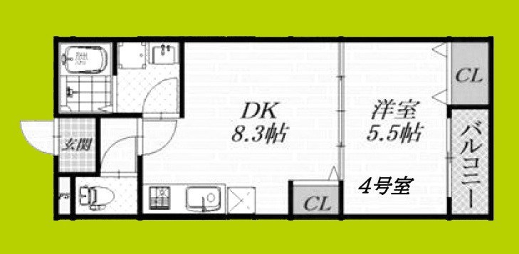 仮称）菊水通新築マンション 間取り