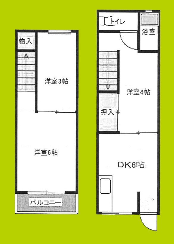 三木貸家 間取り
