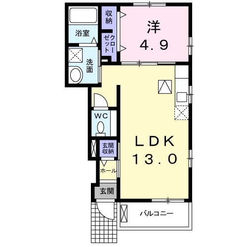 フォンテーヌ逆瀬川 間取り